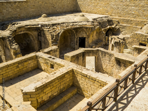 Ancient ruins in Baku photo
