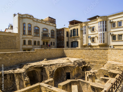 Ancient ruins in Baku photo