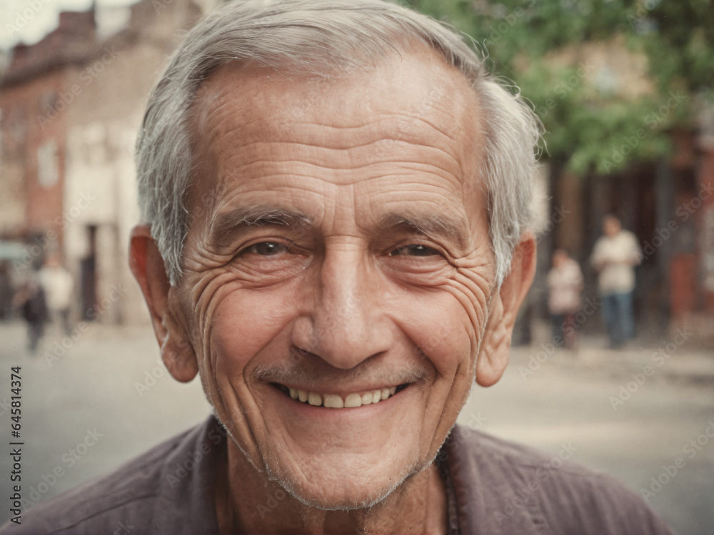 portrait of a senior person