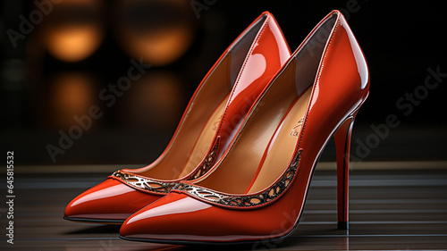 Incredible women's heeled shoes, elegant, colorful