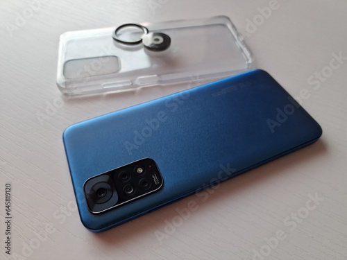 Smartphone protection transparent silicone case