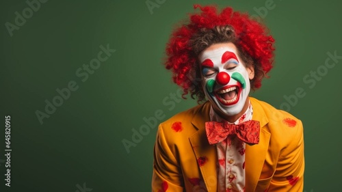 Clown with a red nose