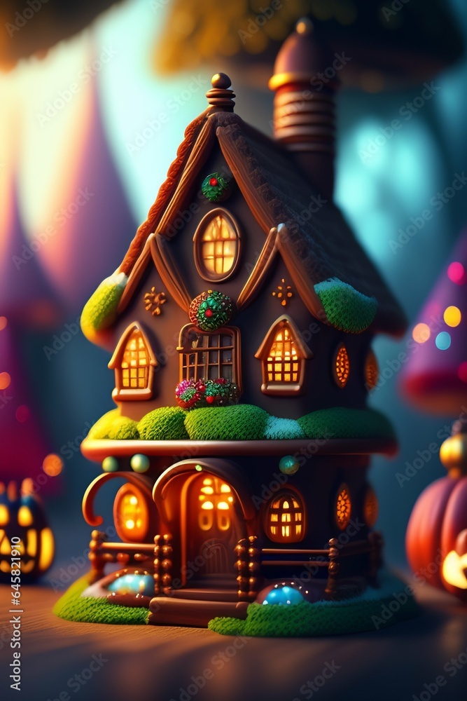 Gingerbread candy village Gingerbread candy village