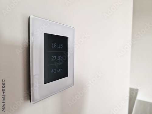 Remote control for smart house climate and fresh air photo