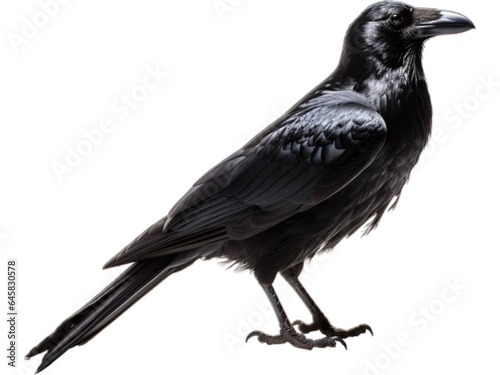 Transparent Raven s Observant Perch