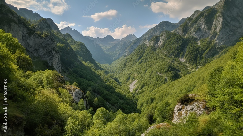 Obraz premium A photograph of the natural landscape