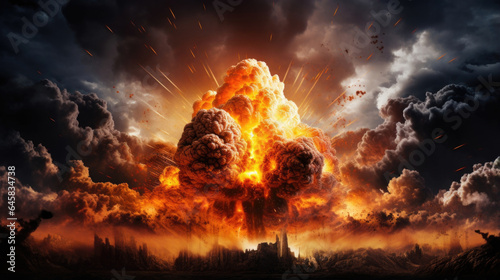 The detonation detonates with incredible force, creating a mesmerizing display of chaos and destruction.