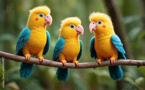 Yellow-Naped Amazon Parrots  Toy © HASZAYED