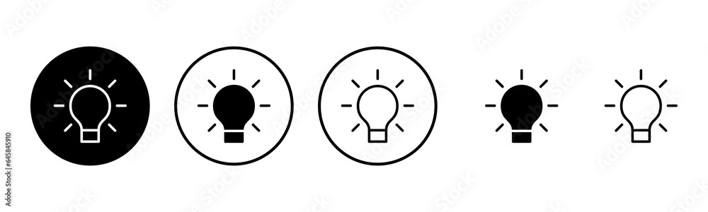 Lamp icon set illustration. Light bulb sign and symbol. idea symbol. Lamp icon set illustration. Light bulb sign and symbol. idea symbol.