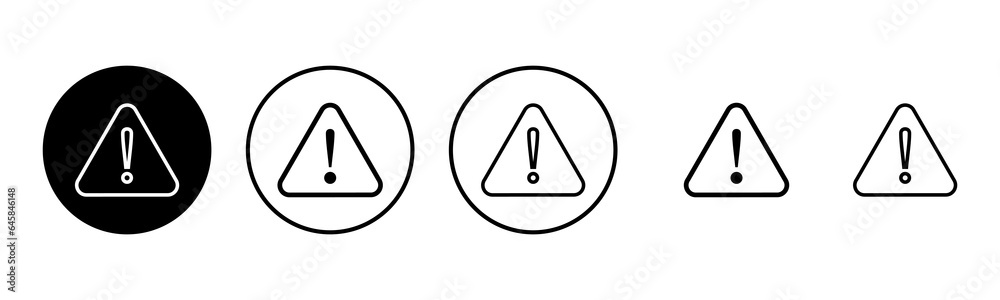 Exclamation danger sign illustration. attention sign and symbol. Hazard warning attention sign Exclamation danger sign illustration. attention sign and symbol. Hazard warning attention sign