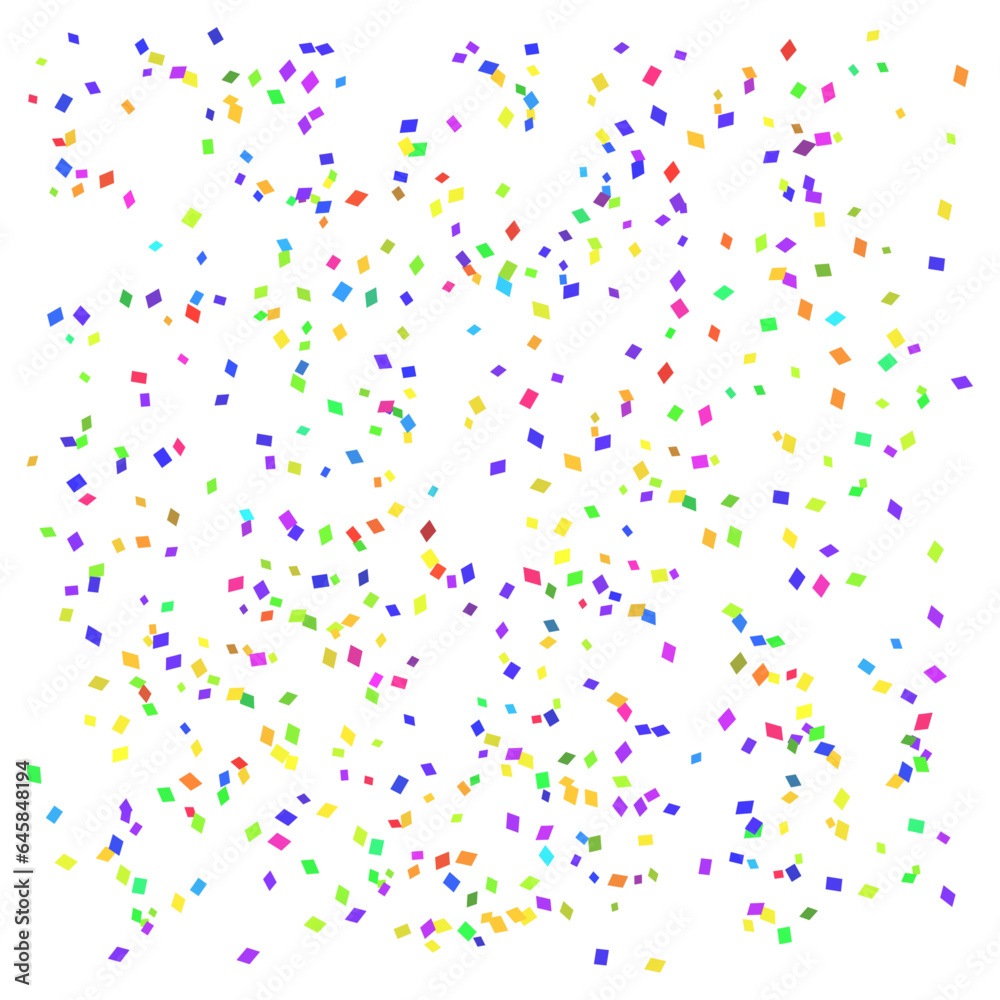 Vector colorful confetti background