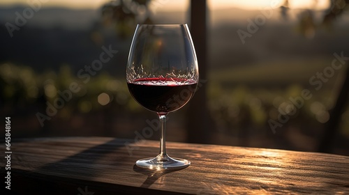 glass of red wine