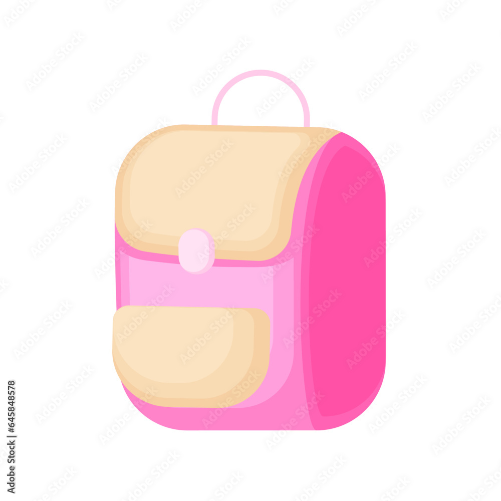 Vector school backpacks set education and study back to school schoolbag luggage rucksack vector Vector school backpacks set education and study back to school schoolbag luggage rucksack vector
