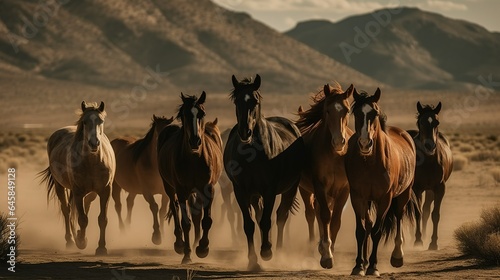 herd of horses © Muhammad