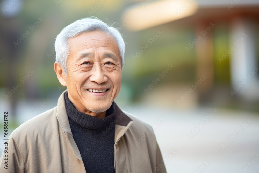 Portrait photography of a Vietnamese man in his 80s against an abstract background Portrait photography of a Vietnamese man in his 80s against an abstract background