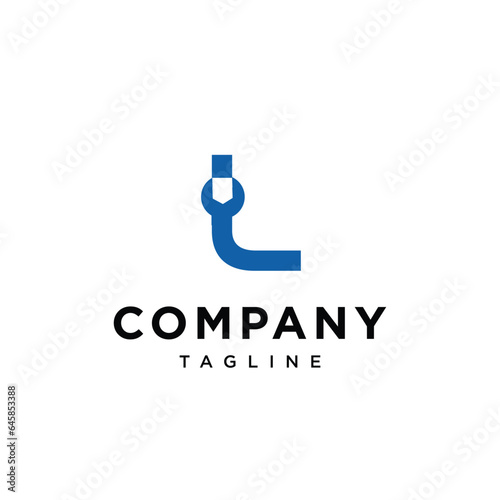 Letter L Tools and equipment logo icon vector template.eps