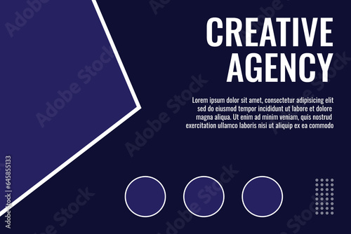 Creative agency template. Great for backgrounds, social media, flyers, banners, marketing ads, internet marketing etc. Editable