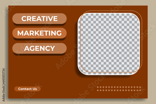 Creative marketing agency template. Great for backgrounds, social media, flyers, banners, marketing ads, internet marketing etc. Editable