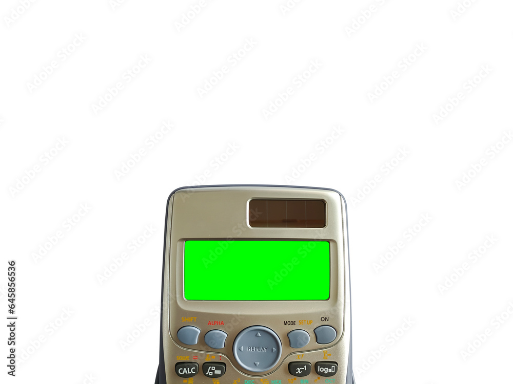 The scientific calculator screen is designed to be wider so that it can contain many symbols The scientific calculator screen is designed to be wider so that it can contain many symbols
