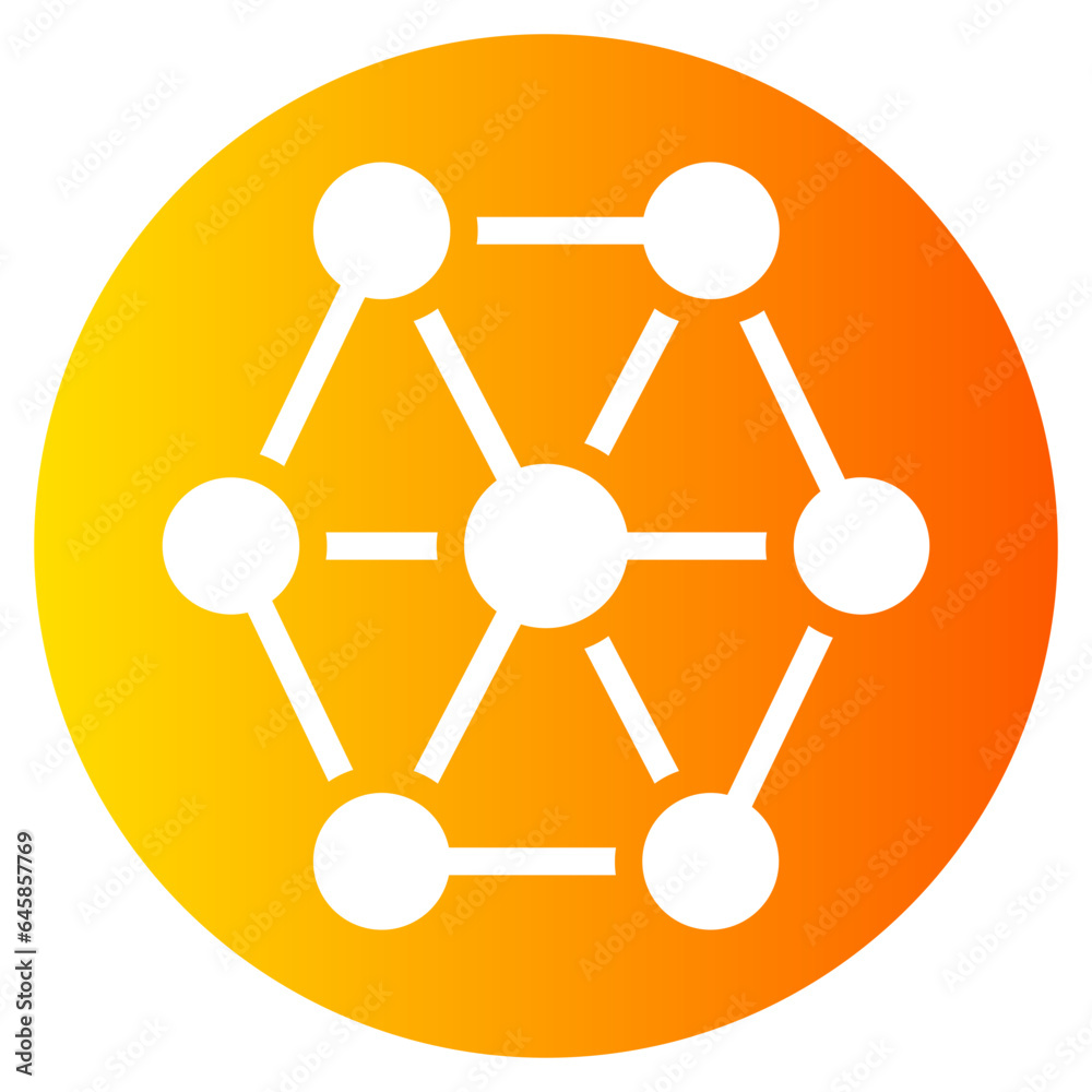 neural network gradient icon neural network gradient icon