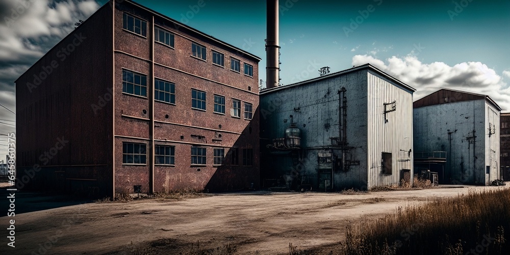 Industrial factory, generative AI Industrial factory, generative AI