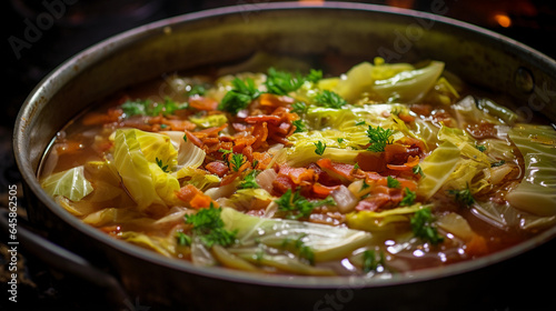 Cabbage Soup (Kapustnyak) - Ukraine food