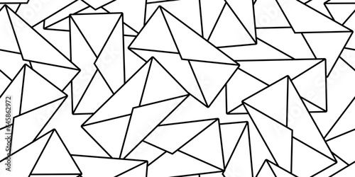 pile of envelope seamless pattern