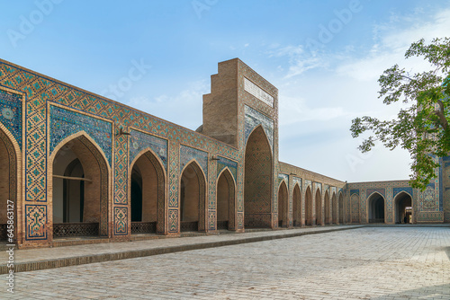 Courtyard at Islamic religious complex Po-i-Kalyan with the Mir-i Arab madrasa