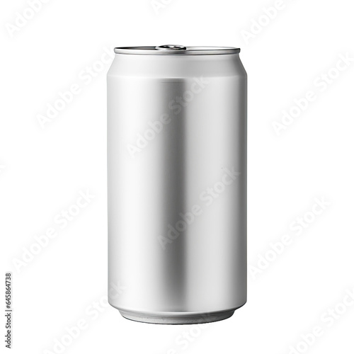 330 ml aluminum beverage drink soda can isolated on white background