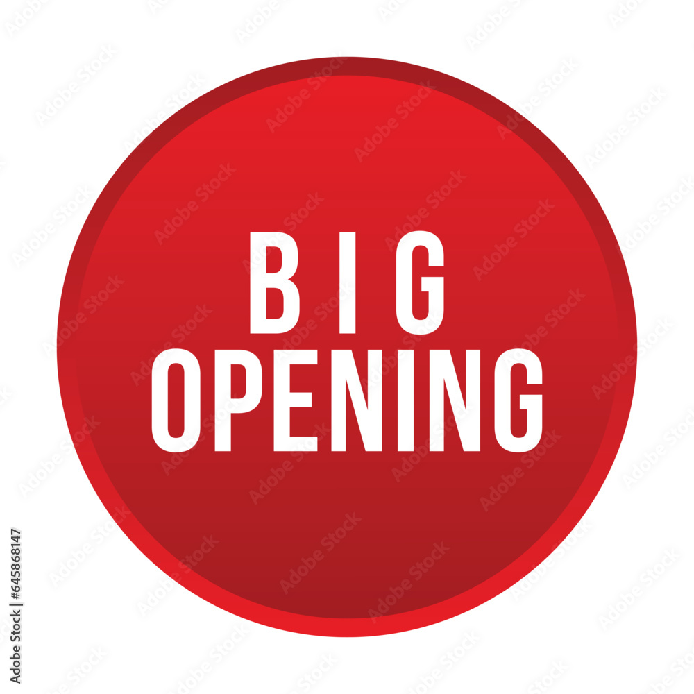 big opening banner design. big opening icon. Flat style vector illustration. big opening banner design. big opening icon. Flat style vector illustration.