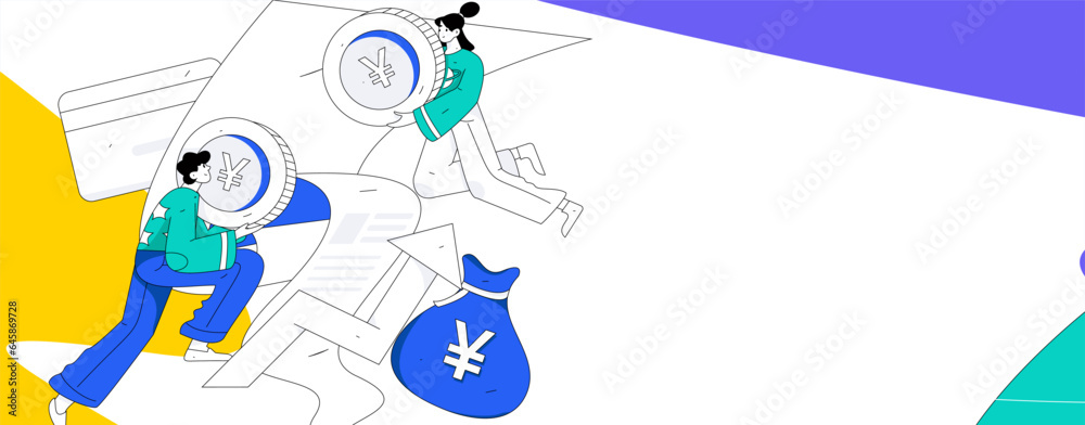 Internet financial management investment flat vector concept operation hand drawn illustration
Internet financial management investment flat vector concept operation hand drawn illustration