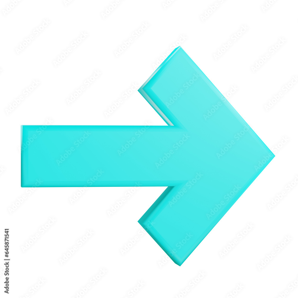 blue arrow sign 3d icon blue arrow sign 3d icon