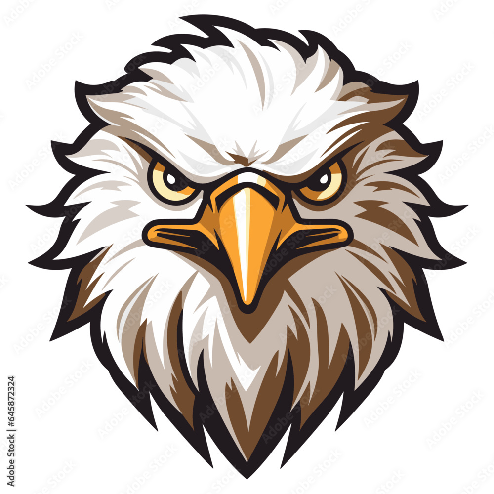 Eagle head vector illustration Eagle head vector illustration