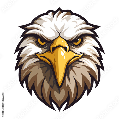 Eagle head vector illustration