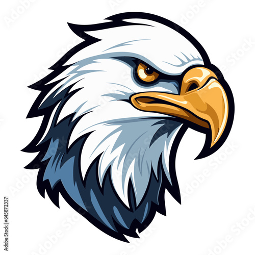 Eagle head vector illustration