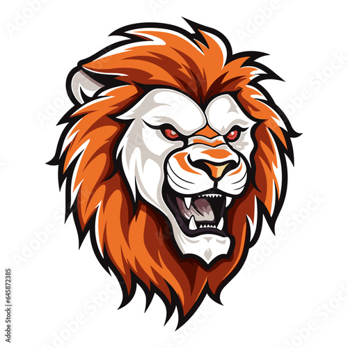 Lion head vector illustration