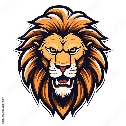 Lion head vector illustration