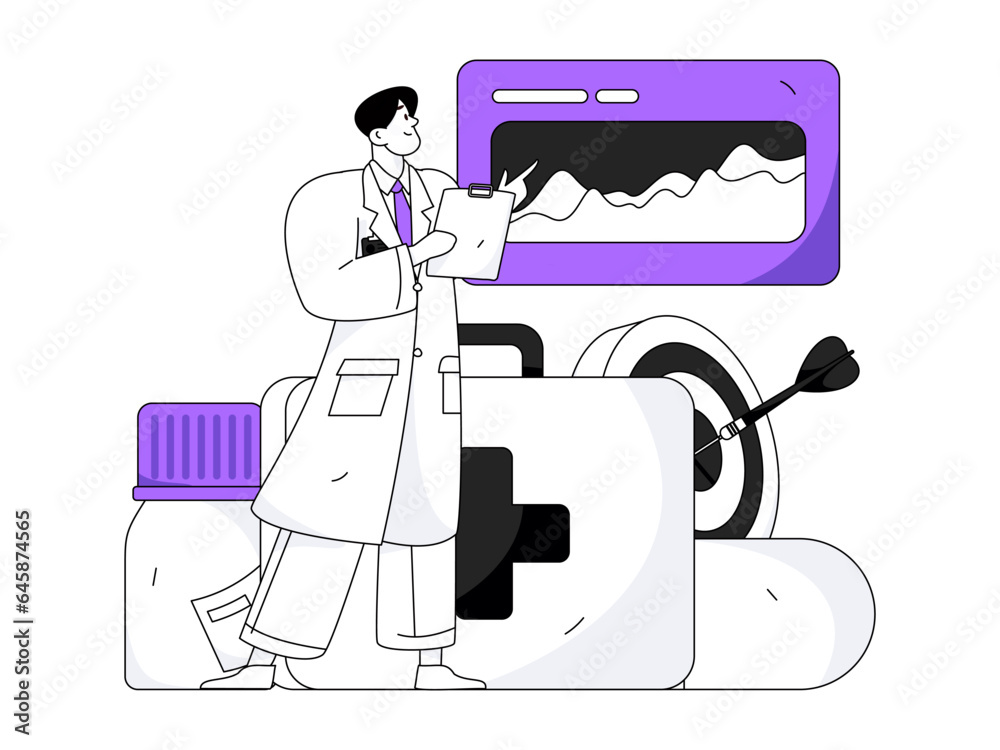 Medical characters fighting the epidemic flat vector concept operation hand drawn illustration
Medical characters fighting the epidemic flat vector concept operation hand drawn illustration