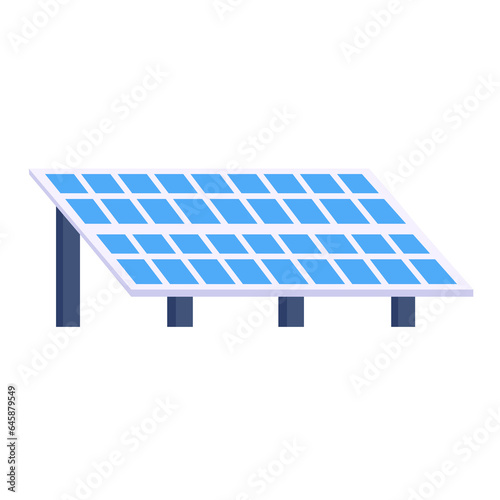 Green thecnology element isometric icon.