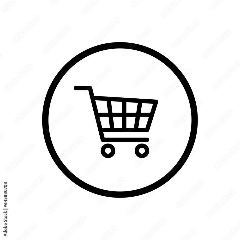 Shopping cart icon Shopping cart icon