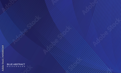 Navy blue abstract background, Blue futuristic wave background, Modern navy blue wave lighting  abstract background