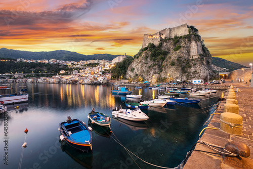 Scilla, Italy Townscape in Reggio Calabria photo