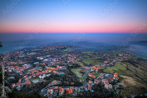 San Marino, a landlocked country within Italy from Monte Titano © SeanPavonePhoto