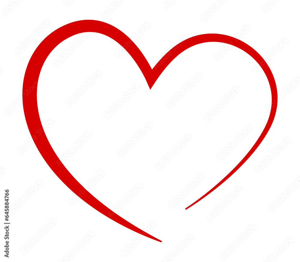 Digital png illustration of red heart symbol on transparent background Digital png illustration of red heart symbol on transparent background
