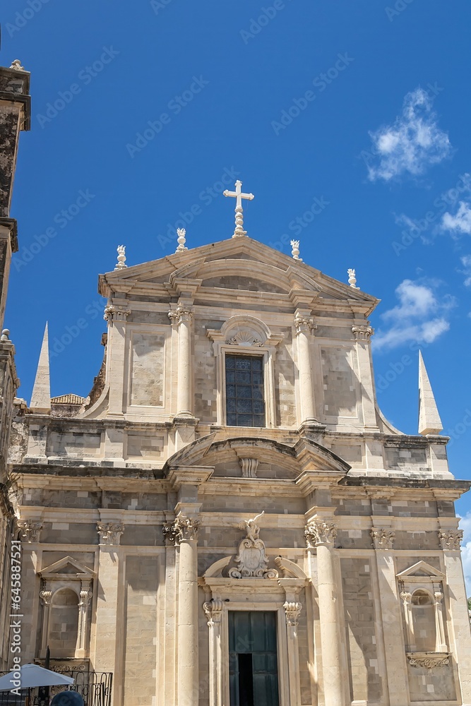 Church of St. Ignatius in the Old Town of Dubrovnik, Croatia