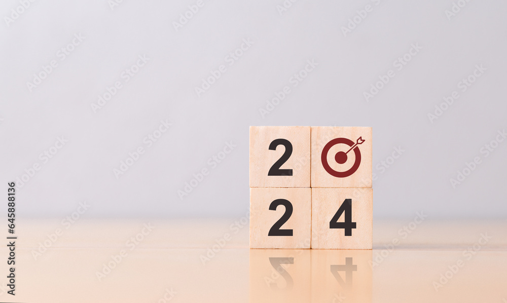 2024 Action Plan. Cubes with text 2024, New year goals. 2024 Action Plan. Cubes with text 2024, New year goals.