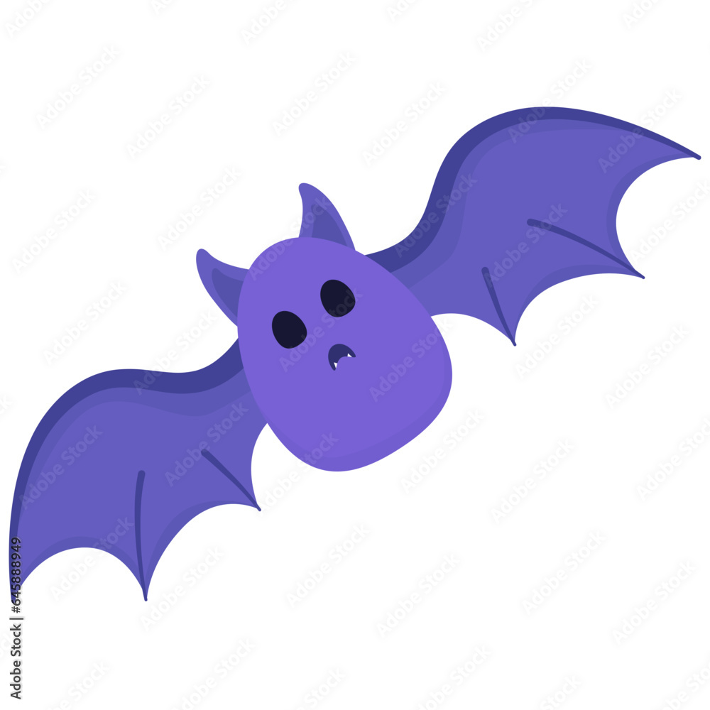Fototapeta premium Halloween bat vector illustration