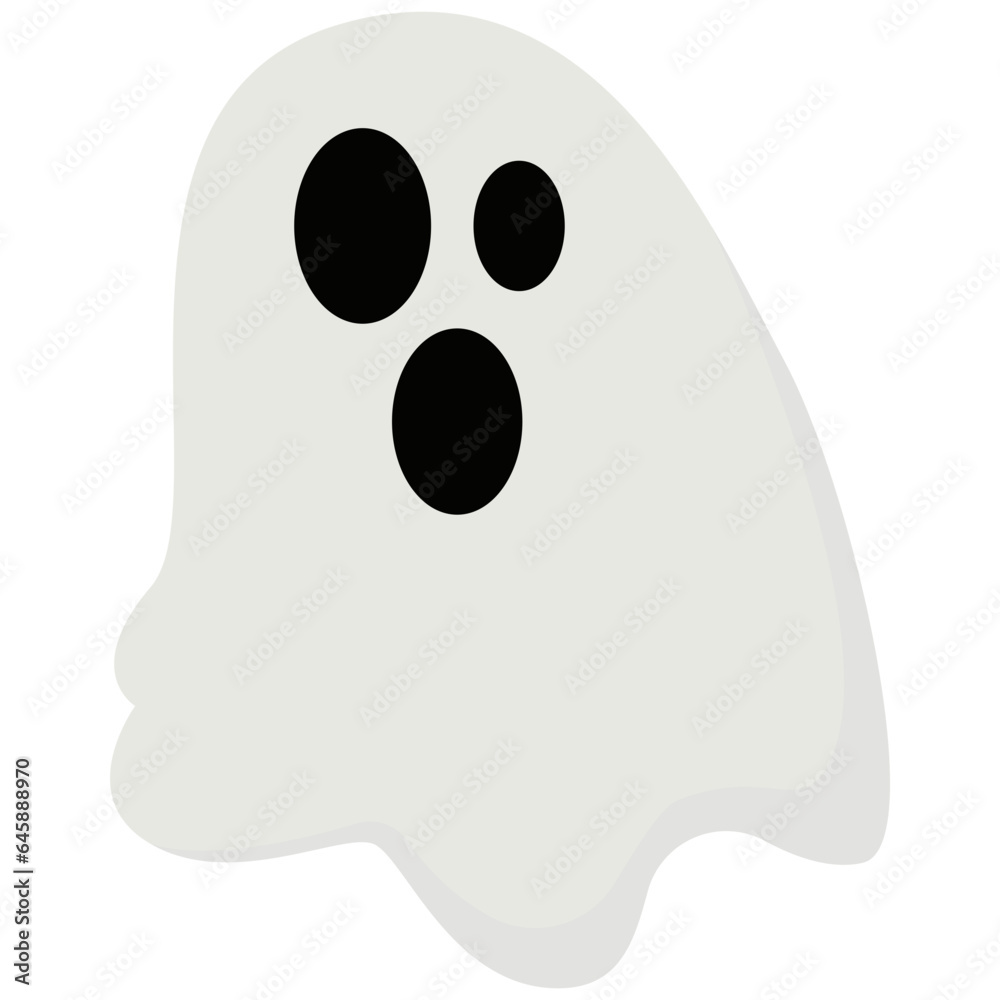 Fototapeta premium Halloween ghost vector illustration