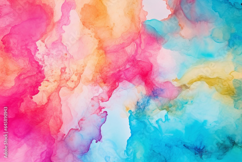 Colorful Alcohol Ink Background  abstract
