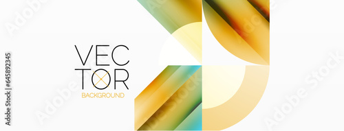 Minimalist marvel - squares and circles unite in harmonious geometry. Muted tones weave serene backdrop where structured tiles form dance of timeless elegance, epitomizing modern simplicity